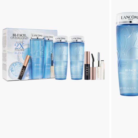 🫧BRAND NEW🫧 NIB Lancôme Bi-Facil Makeup Remover Duo Gift Set $116 Value - Picture 1 of 3